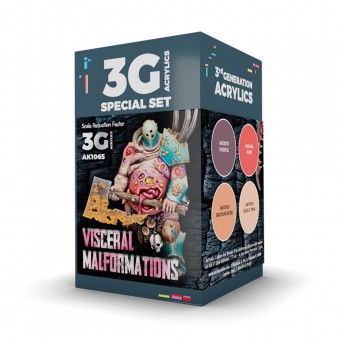 AK Interactive AK1065 WARGAME SET. VISCERAL MALFORMATIONS.