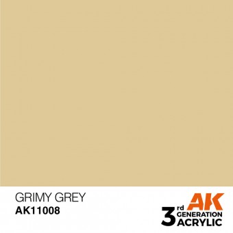 AK Interactive AK11008 Grimy Grey 17ml