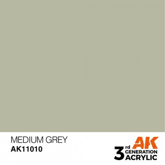 AK Interactive AK11010 Medium Grey 17ml