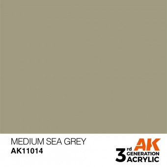AK Interactive AK11014 Medium Sea Grey 17ml