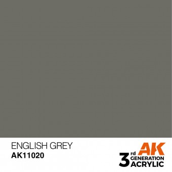 AK Interactive AK11020 ENGLISH Grey 17ml