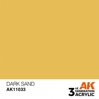 AK Interactive AK11033 Dark Sand 17ml