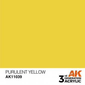 AK Interactive AK11039 Purulent Yellow 17ml