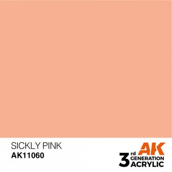 AK Interactive AK11060 Sickly Pink 17ml