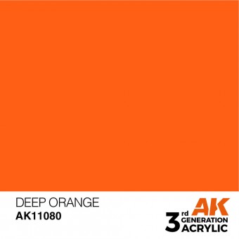 AK Interactive AK11080 Deep Orange 17ml