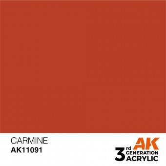 AK Interactive AK11091 Carmine 17ml
