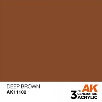 AK Interactive AK11102 Deep Brown 17ml