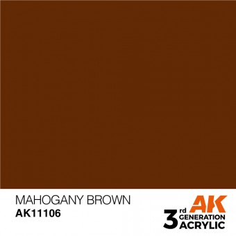AK Interactive AK11106 Mahogany Brown 17ml