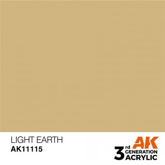 AK Interactive AK11115 Light Earth 17ml