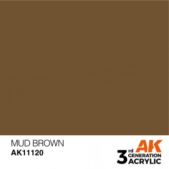 AK Interactive AK11120 Mud Brown 17ml
