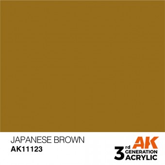 AK Interactive AK11123 Japanese Brown 17ml