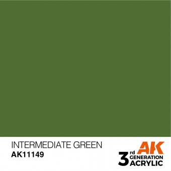 AK Interactive AK11149 Intermediate Green 17ml