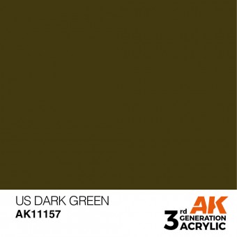 AK Interactive AK11157 US Dark Green 17ml