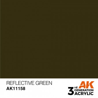 AK Interactive AK11158 Reflective Green 17ml