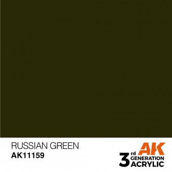 AK Interactive AK11159 Russian Green 17ml