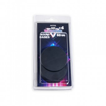 AK Interactive AK1116 ROUND BASES 60mm x 4 units