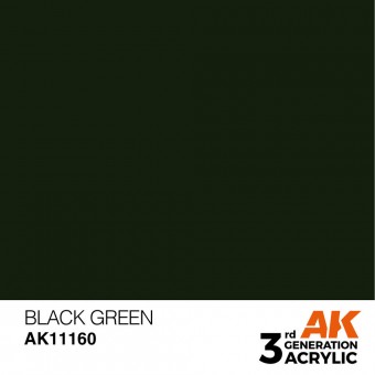 AK Interactive AK11160 Black Green 17ml