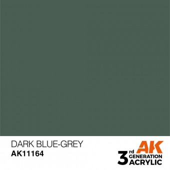 AK Interactive AK11164 Dark Blue-Grey 17ml