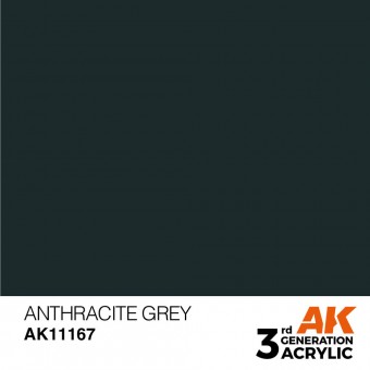 AK Interactive AK11167 Anthracite Grey 17ml