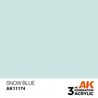 AK Interactive AK11174 Snow Blue 17ml
