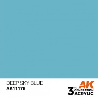 AK Interactive AK11176 Deep Sky Blue 17ml