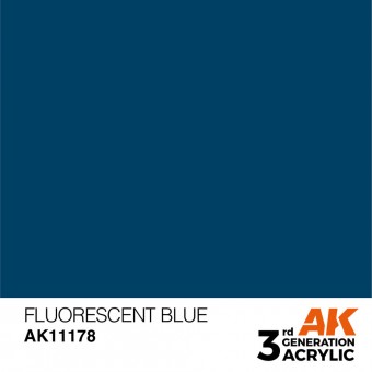 AK Interactive AK11178 Fluorescent Blue 17ml