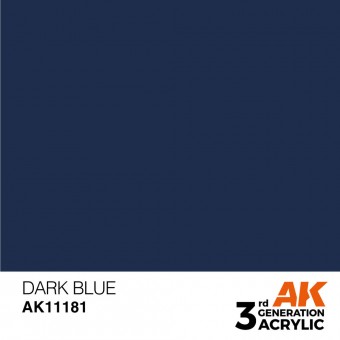 AK Interactive AK11181 Dark Blue 17ml