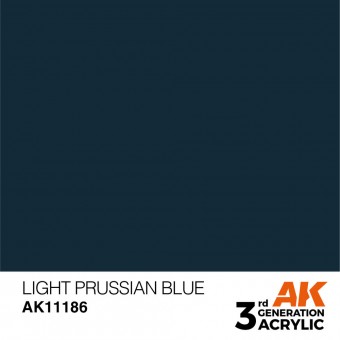 AK Interactive AK11186 Light Prussian Blue 17ml