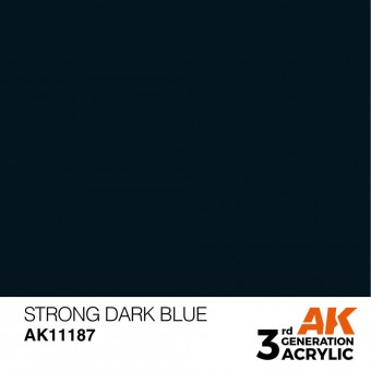 AK Interactive AK11187 Strong Dark Blue 17ml
