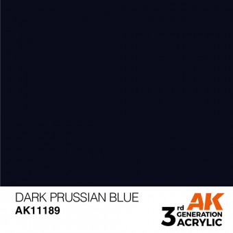 AK Interactive AK11189 Dark Prussian Blue 17ml