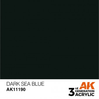 AK Interactive AK11190 Dark Sea Blue 17ml
