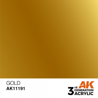 AK Interactive AK11191 Gold 17ml