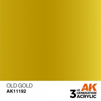 AK Interactive AK11192 Old Gold 17ml
