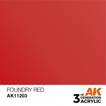 AK Interactive AK11203 Foundry Red 17ml
