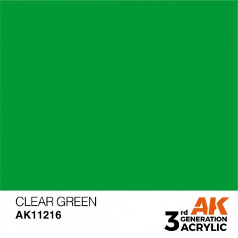 AK Interactive AK11216 Clear Green 17ml