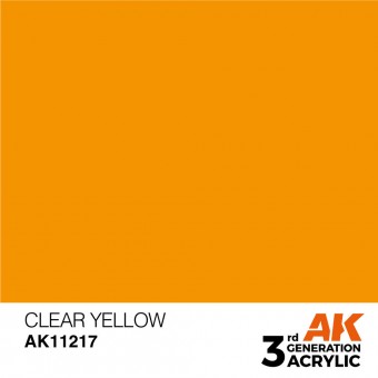 AK Interactive AK11217 Clear Yellow 17ml