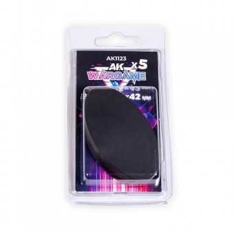 AK Interactive AK1123 OVAL BASES 75x42mm x 5 units
