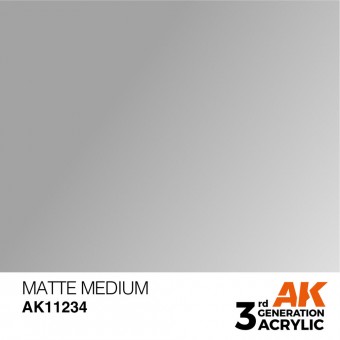 AK Interactive AK11234 Matte Medium 17ml