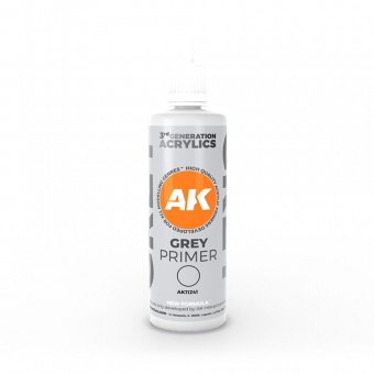 AK Interactive AK11241 Grey Primer 100 ml 3GEN