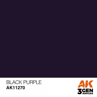 AK Interactive AK11270 Black Purple COLOR PUNCH 17 ml