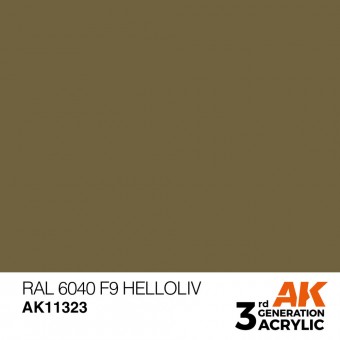 AK Interactive AK11323 RAL 6040 F9 Helloliv