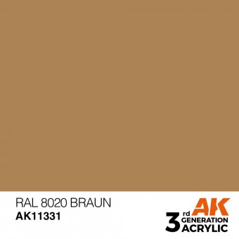 AK Interactive AK11331 RAL 8020 Braun
