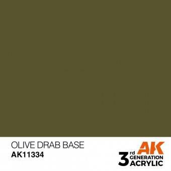 AK Interactive AK11334 Olive Drab Base
