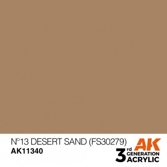 AK Interactive AK11340 No13 Desert Sand (FS30279)