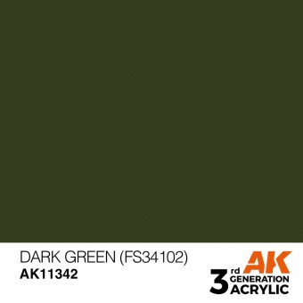 AK Interactive AK11342 Dark Green (FS34102)