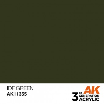 AK Interactive AK11355 IDF Green