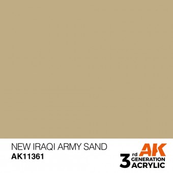 AK Interactive AK11361 New Iraqi Army Sand