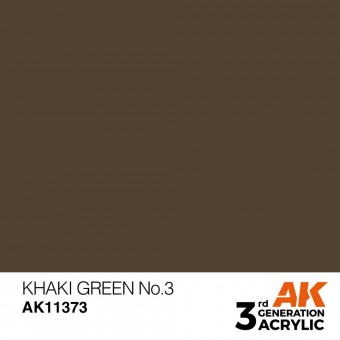 AK Interactive AK11373 Khaki green No.3