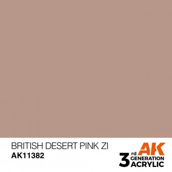 AK Interactive AK11382 British Desert Pink ZI