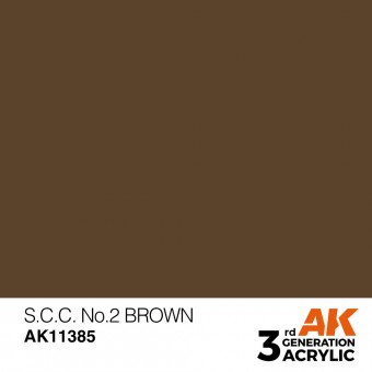 AK Interactive AK11385 S.C.C. No.2 Brown